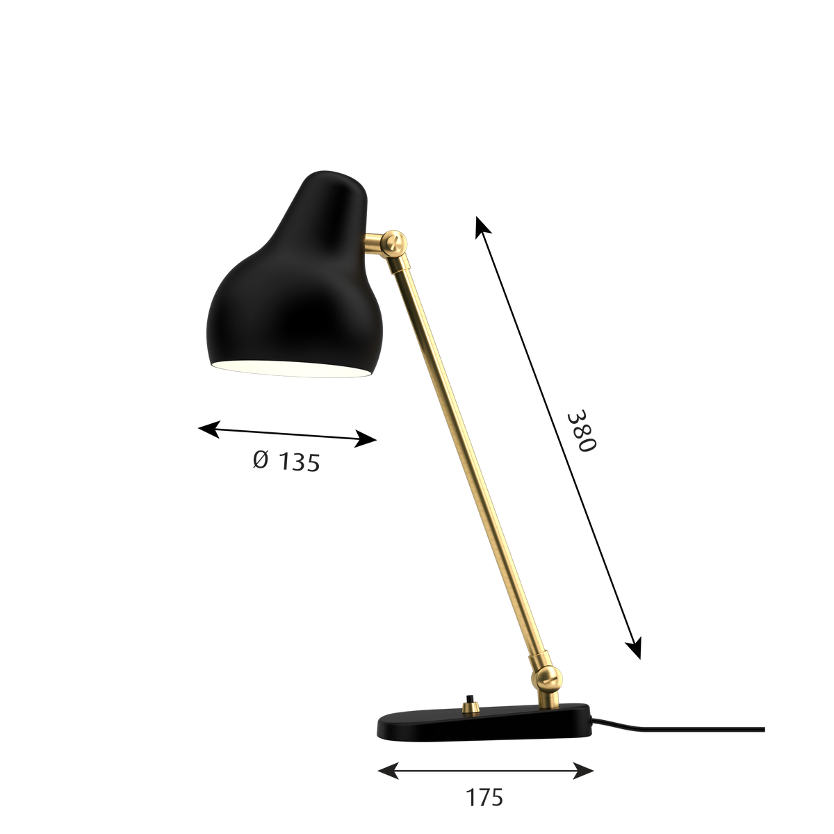 Louis Poulsen VL38 Tischleuchte LED