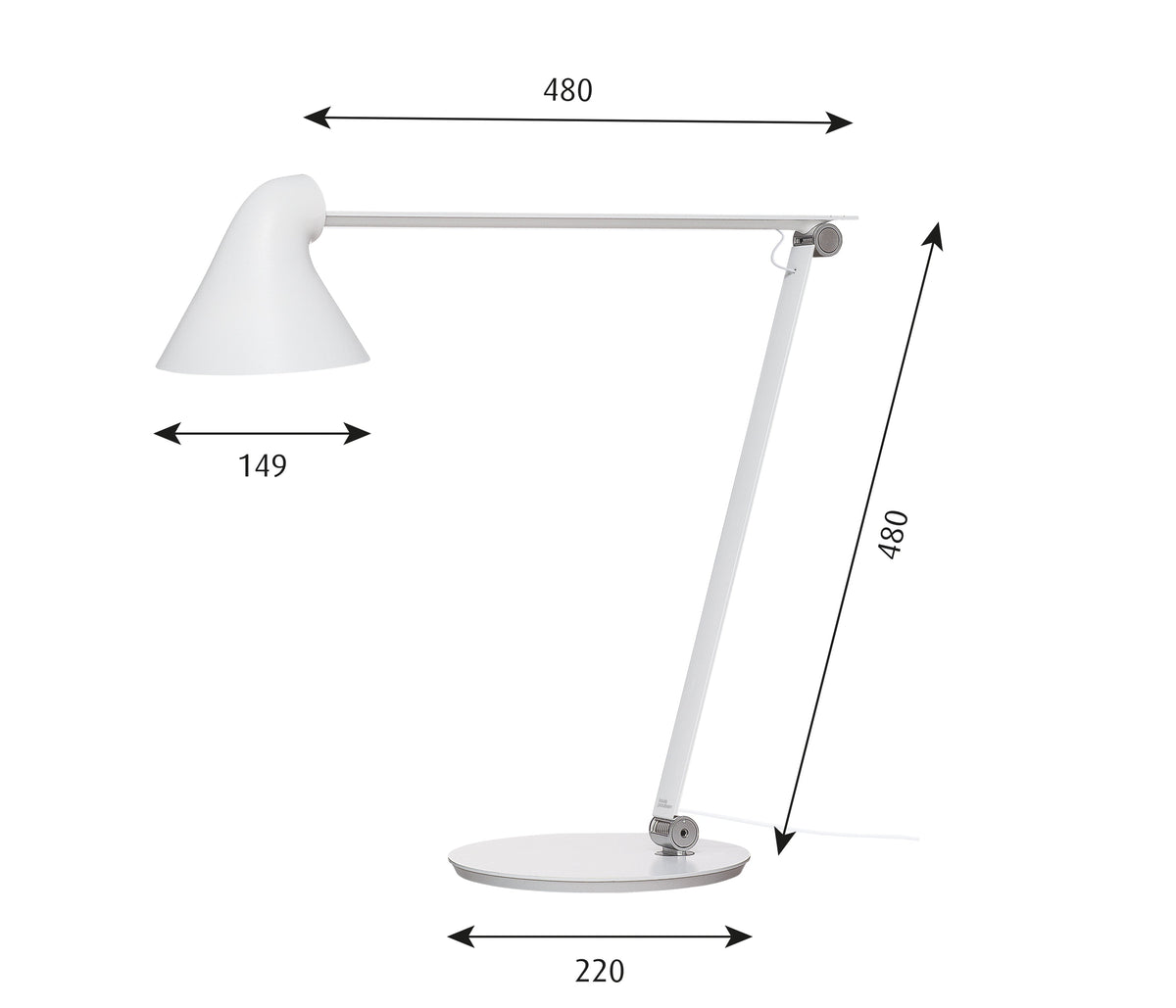 Louis Poulsen NJP Tischleuchte LED