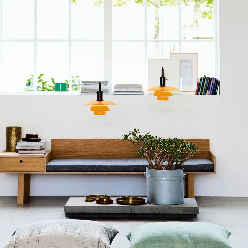 PH 3½-3 Pendelleuchte, Gelb af Poul Henningsen