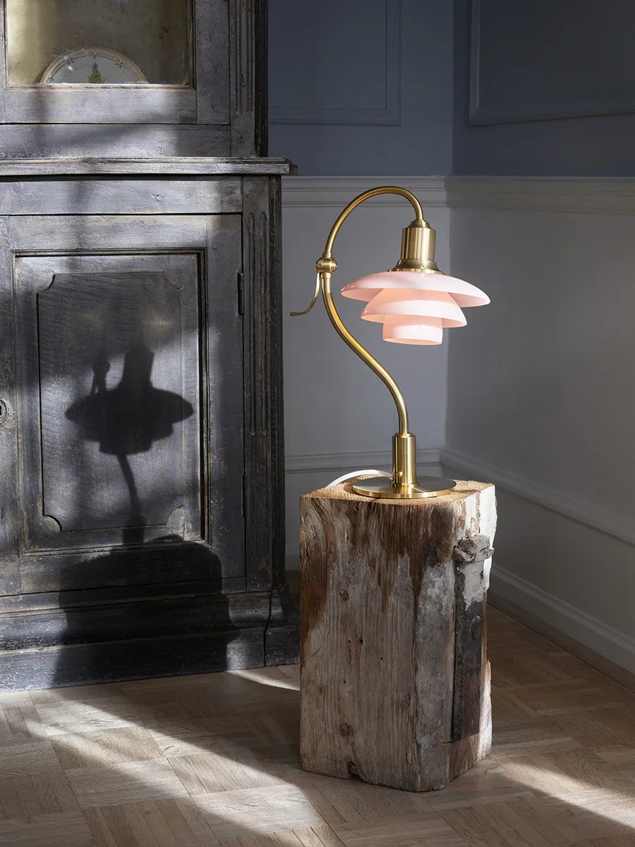 PH 2/2 Question Mark Pale Rose Tischleuchte fra Louis Poulsen