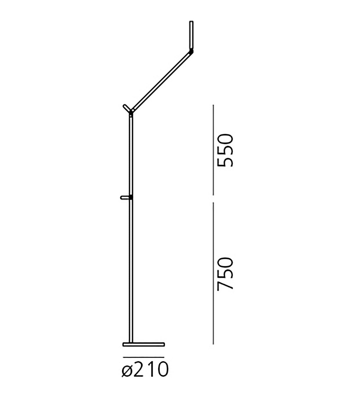 Artemide Demetra Professional Reading Floor Stehleuchte LED weiß