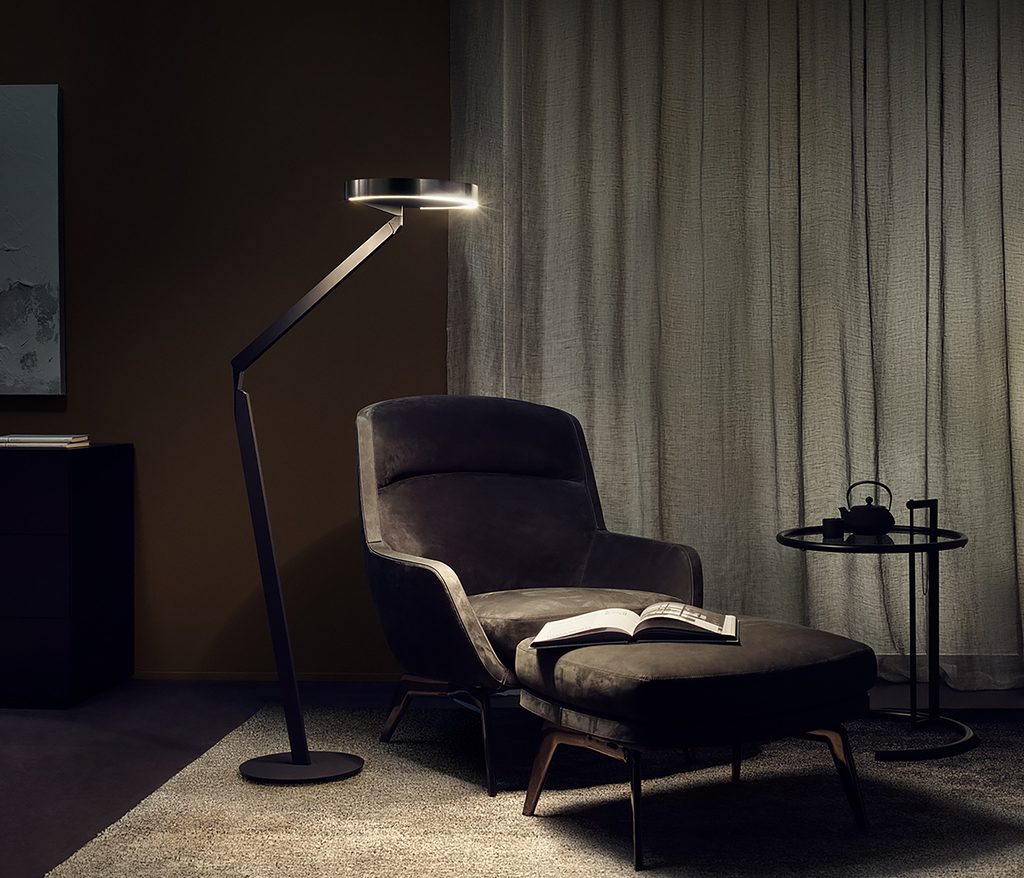 Occhio Gioia lettura Stehleuchte phantom LED