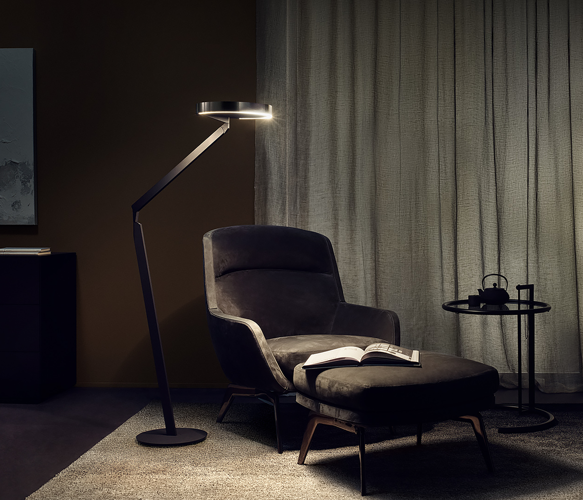 Occhio Gioia lettura Stehleuchte phantom LED